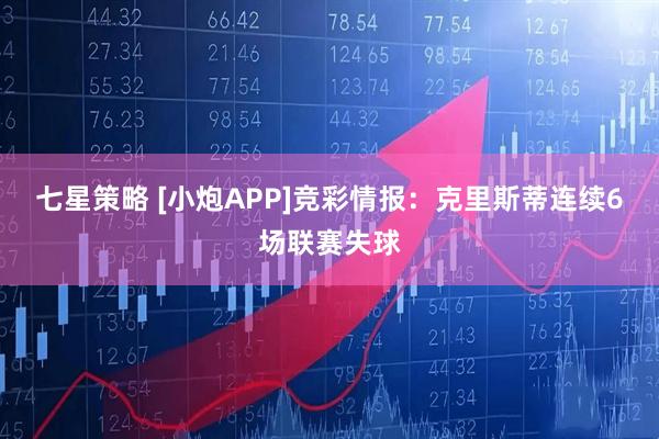 七星策略 [小炮APP]竞彩情报：克里斯蒂连续6场联赛失球