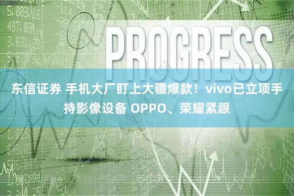 东信证券 手机大厂盯上大疆爆款!vivo已立项手持影像设备 OPPO、荣耀紧跟